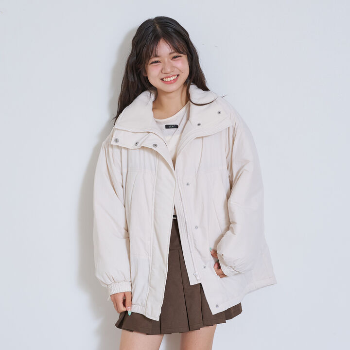 Fleece-Lined Monster Coat,Black, medium image number 1