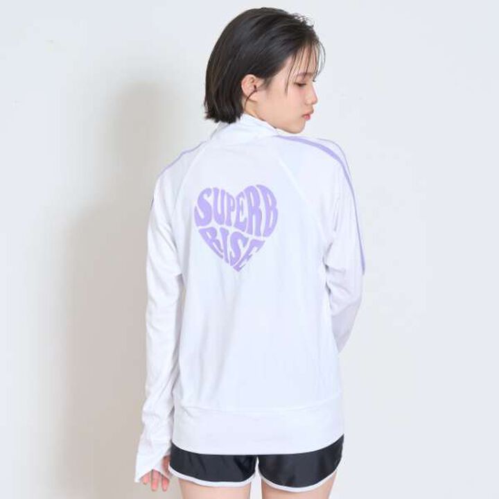 [SWIM] UV Jacket with Finger Holes,Milky white, medium image number 1