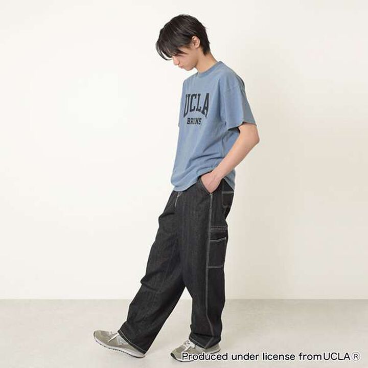 [UCLA] Cotton Front UCLA Logo Short Sleeve T-Shirt,Light blue, medium image number 5