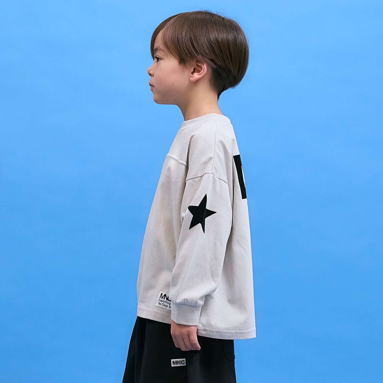 Anti-Stain Quick-Dry Back Print T-Shirt [MNCM],Navy, large image number 13