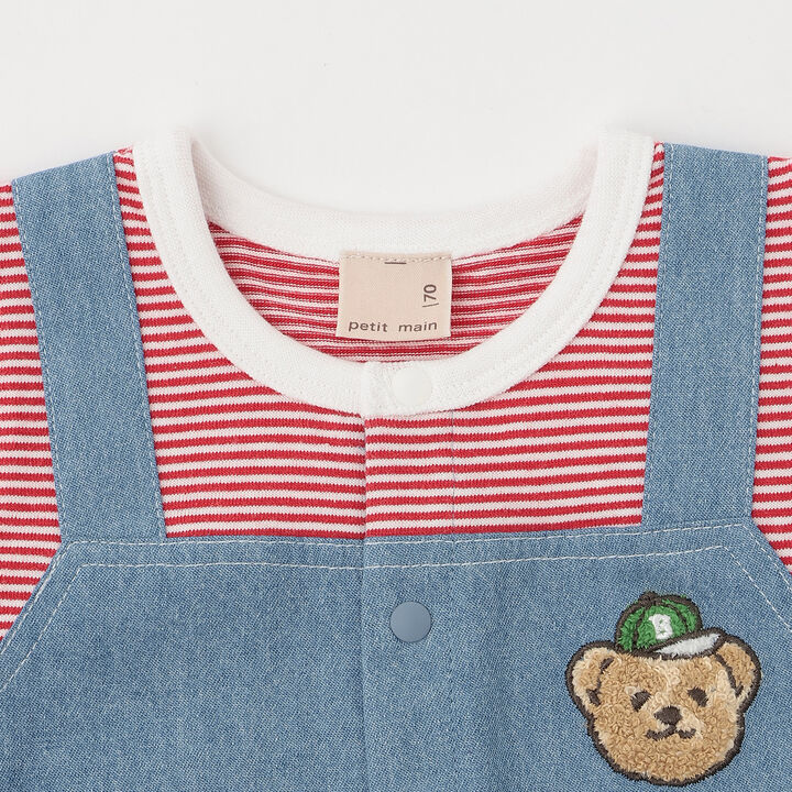 Overall Coveralls,Coral red, medium image number 4