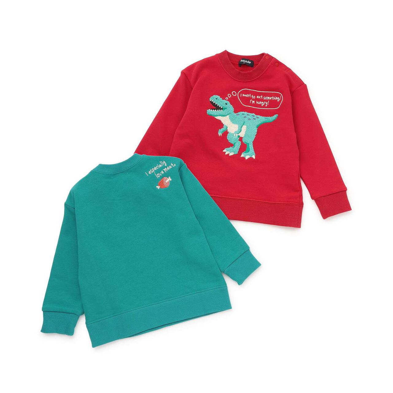 [Restock] Dinosaur Sagara Sweatshirt,Red, large image number 8