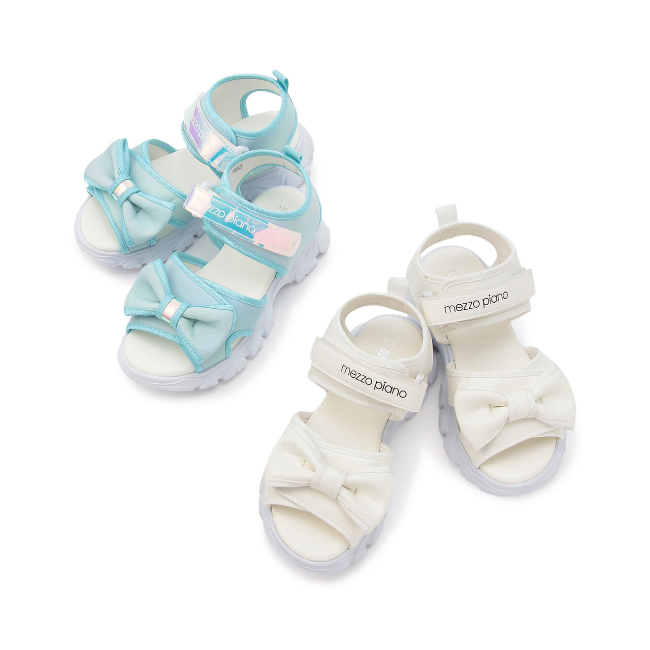 Ribbon Sports Sandal,White, large image number 6