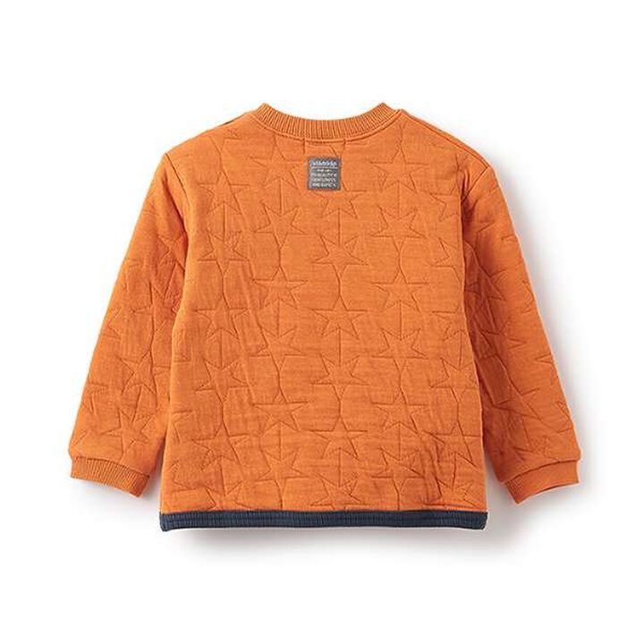 Train Appliqu&eacute; Star Quilted Sweatshirt,Light beige, medium image number 1