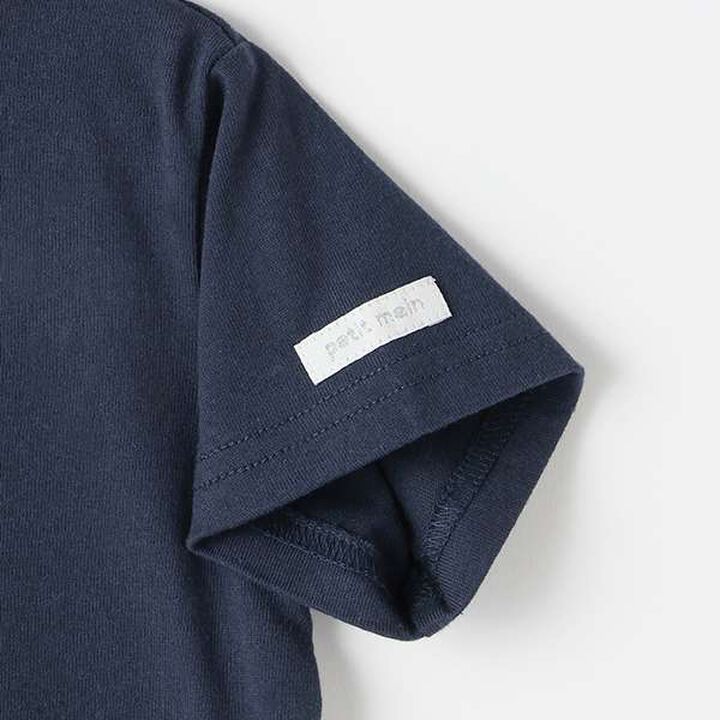 [Disney] Olaf Appliqué T-Shirt,Black, medium image number 24