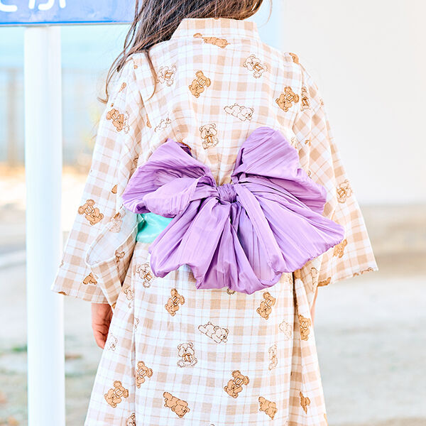 Pattern Assortment Easy-to-Wear One-Piece Yukata (2-Piece Obi Set