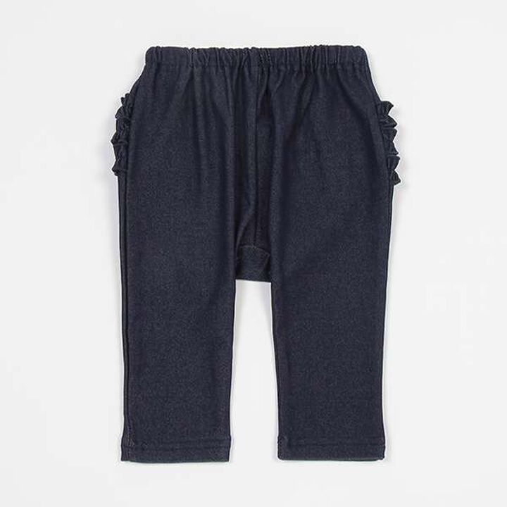 Frill Back Leggings,Blue, medium image number 0