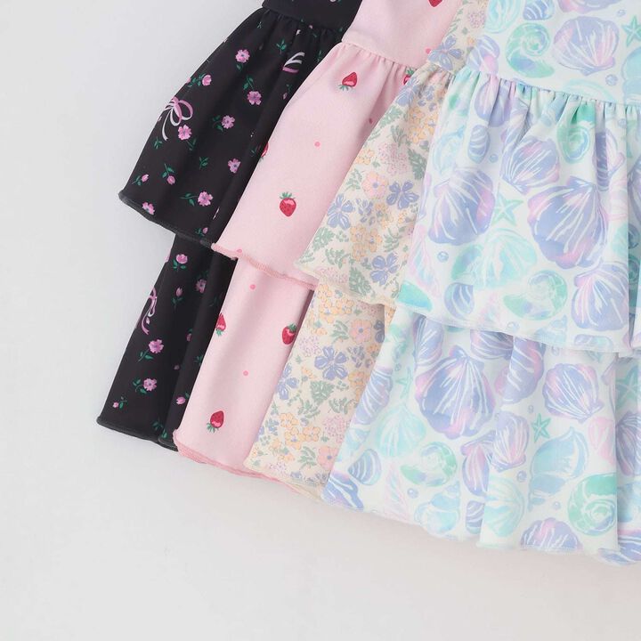 [SWIM] [UV Protection] Tiered Top & Tiered Skirt Separate Swimsuit,Lavender, medium image number 13