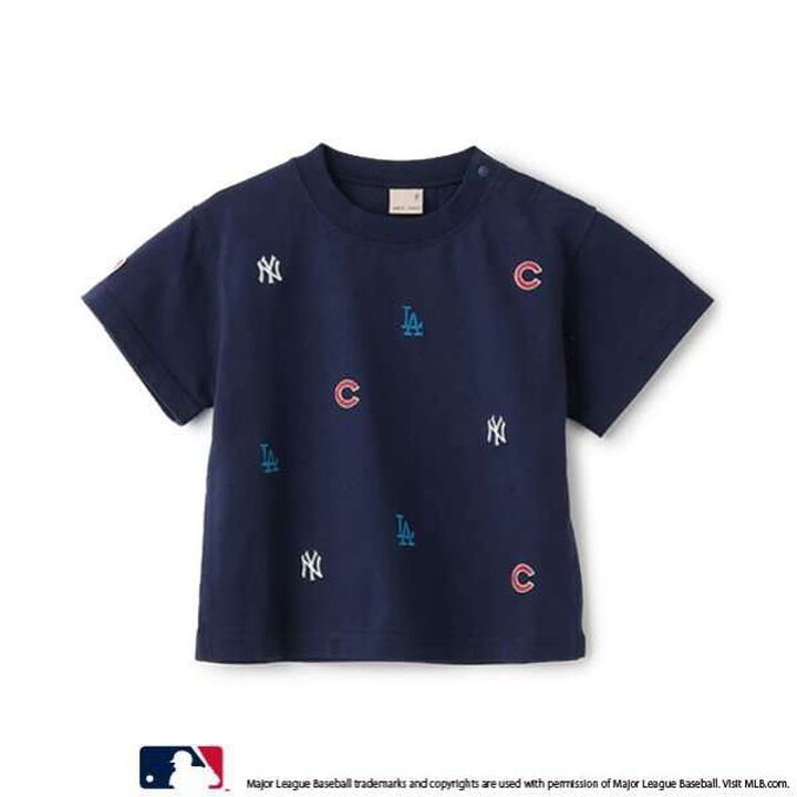 [MLB] 3-Team Embroidery T-Shirt,Navy, medium image number 0