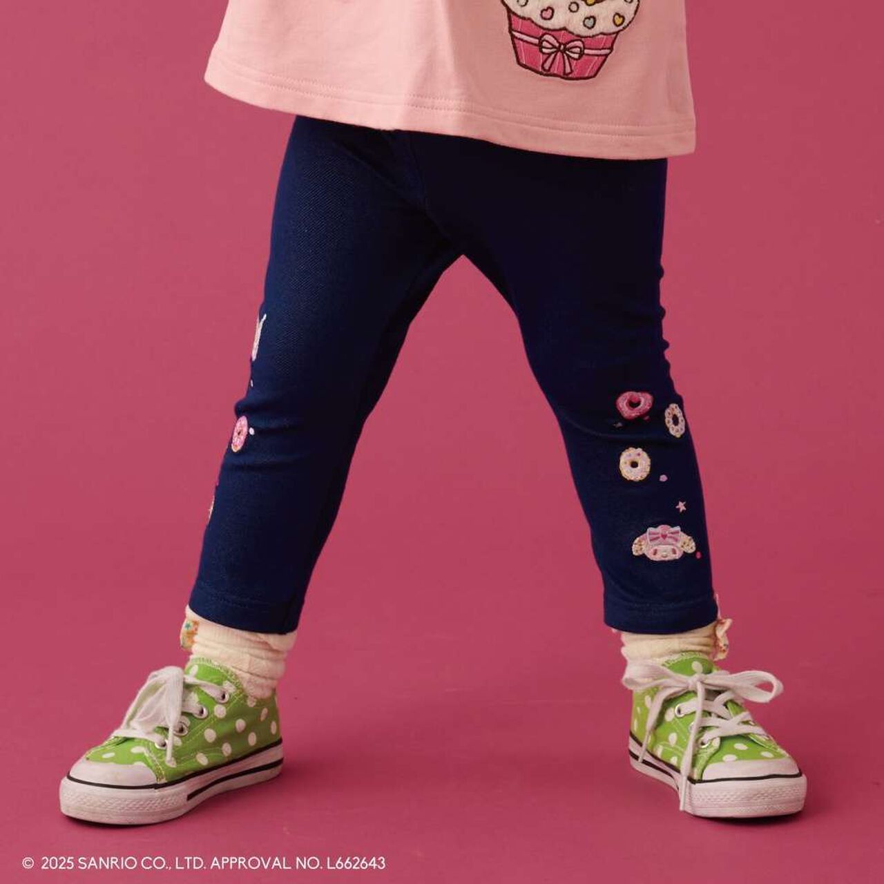 My Melody / Kuromi Leggings,Navy, large image number 0