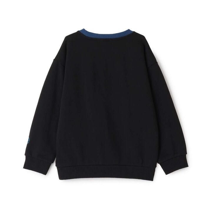 [Randy's] Ringer Print Pullover,Navy, medium image number 1