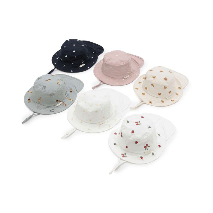 [Heat-Resistant] Embroidered Bucket Hat,Pink, medium image number 22