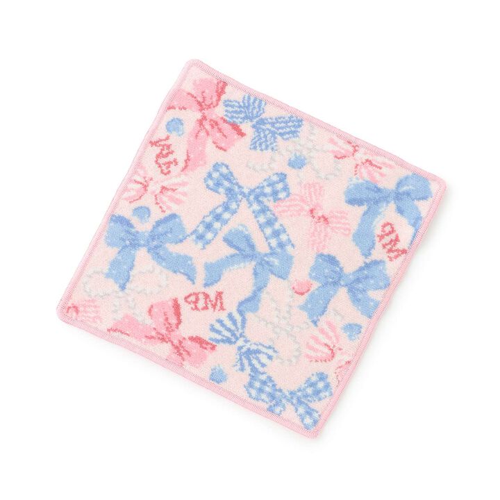 Chenille Weave Handkerchief,Pink, medium image number 1