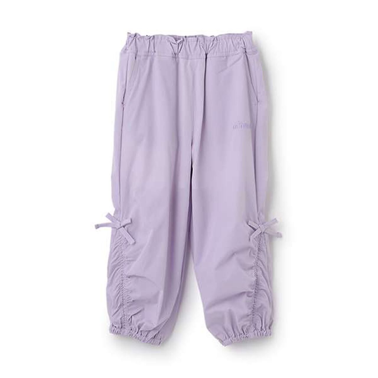 Water-Repellent Drawstring Pants,Lavender, large image number 6