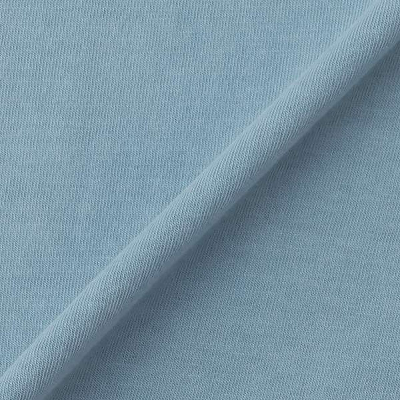 [AMI] Sleeve Frill Pigment T-Shirt,Sax blue, large image number 7