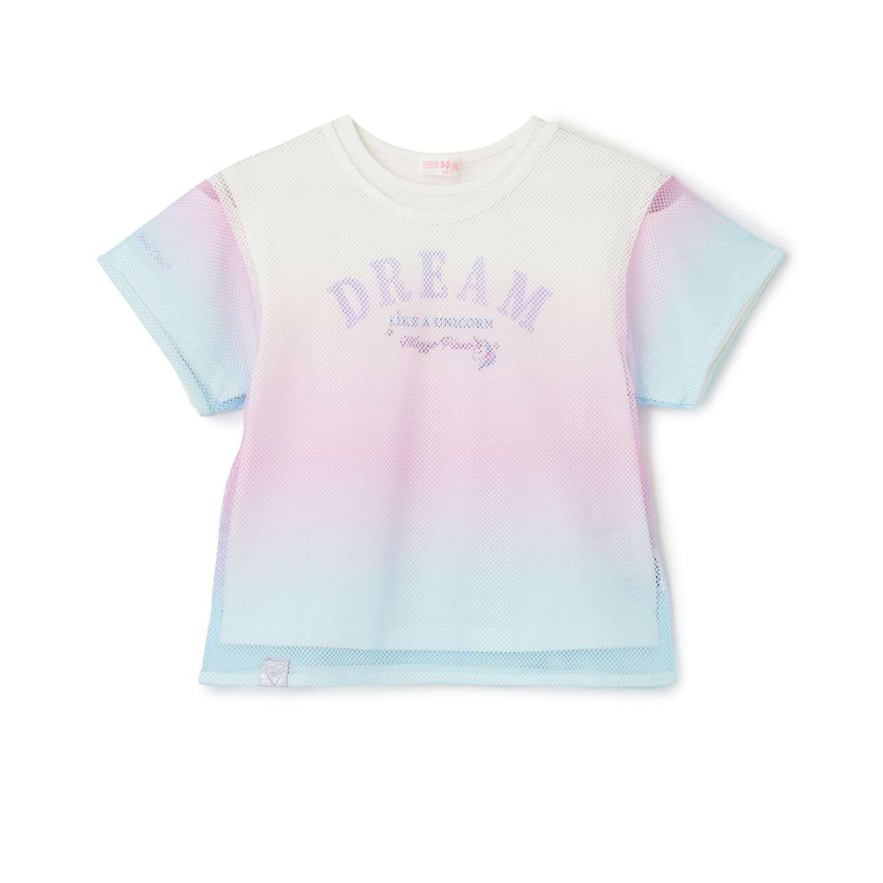 [Restocked] Gradient Mesh Layered T-Shirt,Lavender, large image number 0