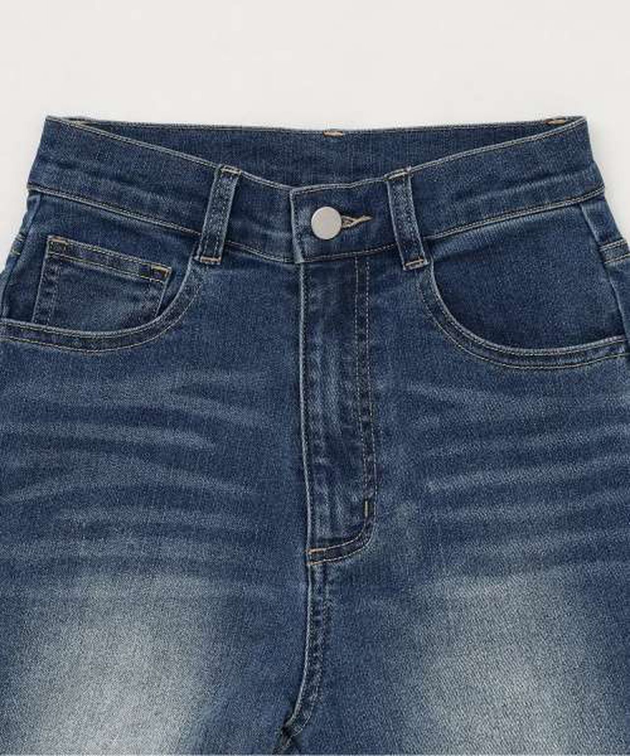 Motif Logo Flare Denim Pants,Light blue, large image number 2