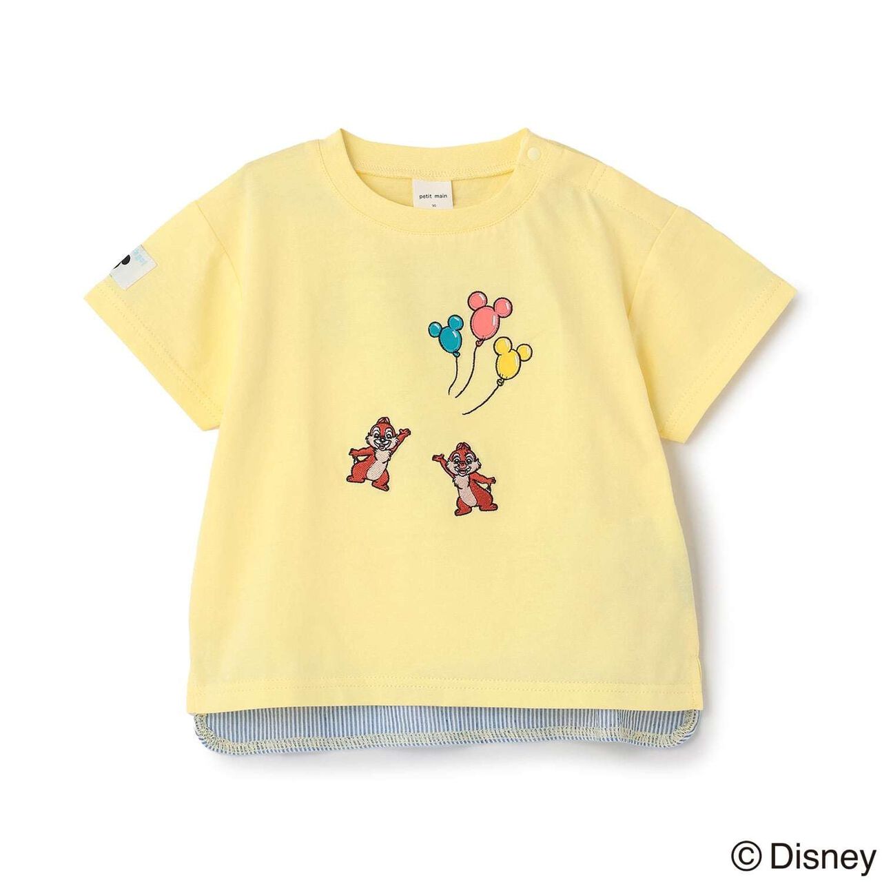[Disney] 混款貼布刺繡短袖T恤,白色, large image number 14