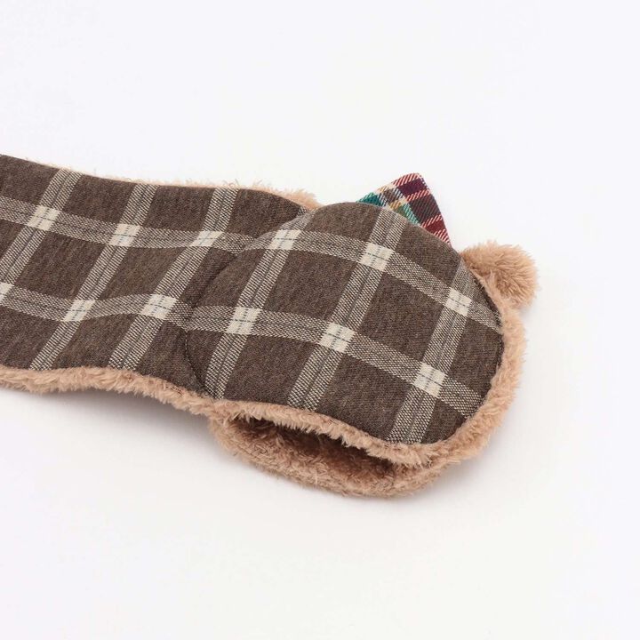 Korobokkuru Animal Scarf,Brown, medium image number 2