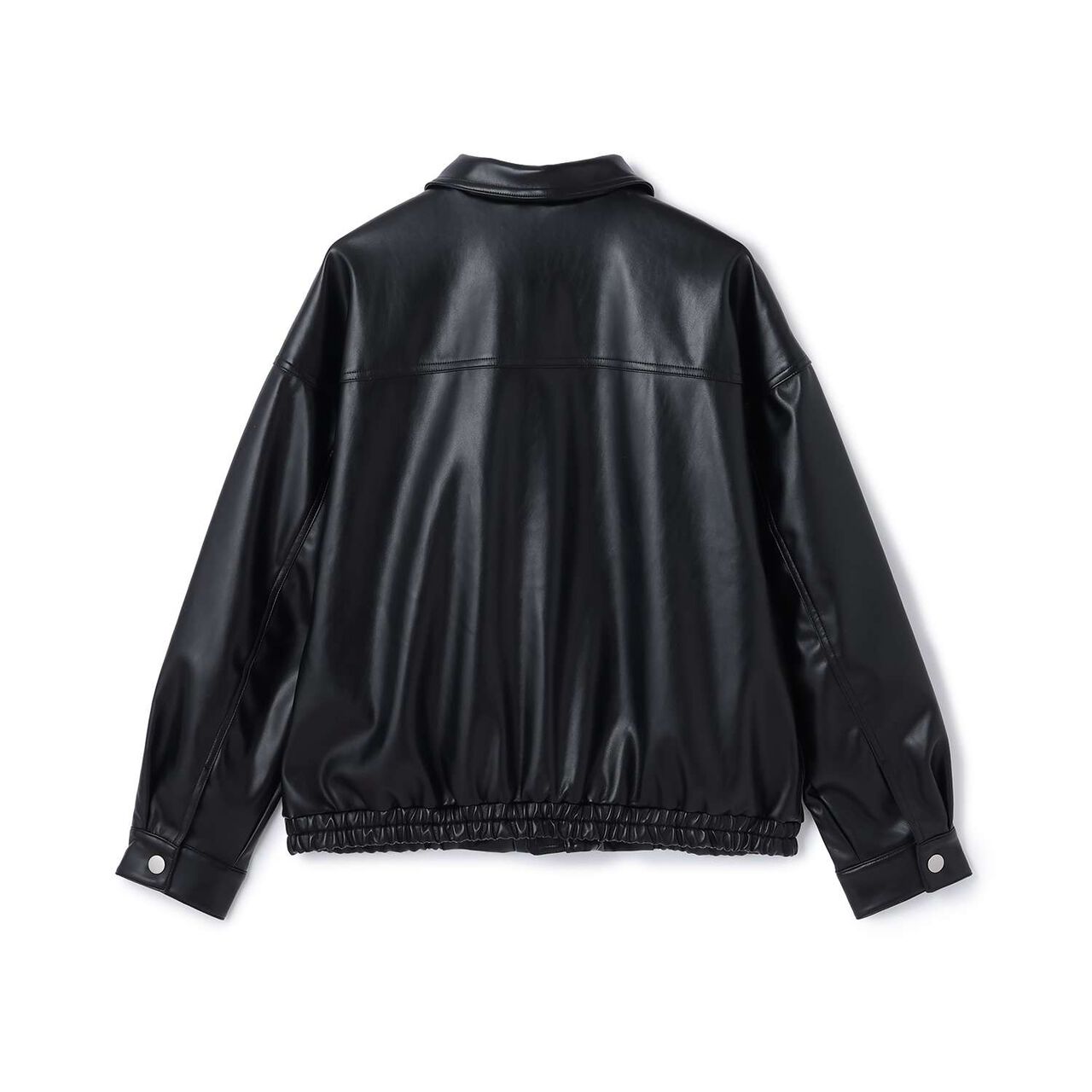 Link Faux Leather Jacket,Beige, large image number 5