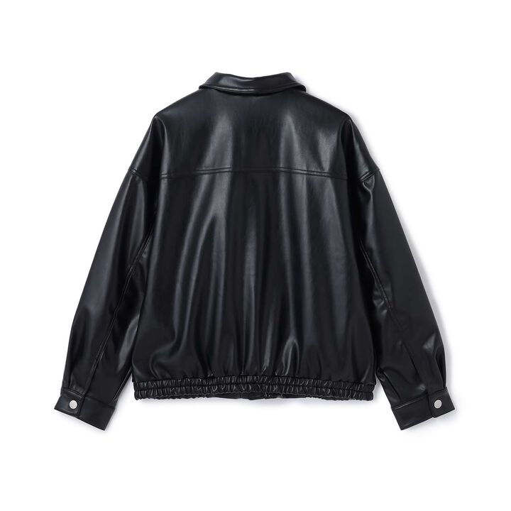 Link Faux Leather Jacket,Beige, medium image number 5