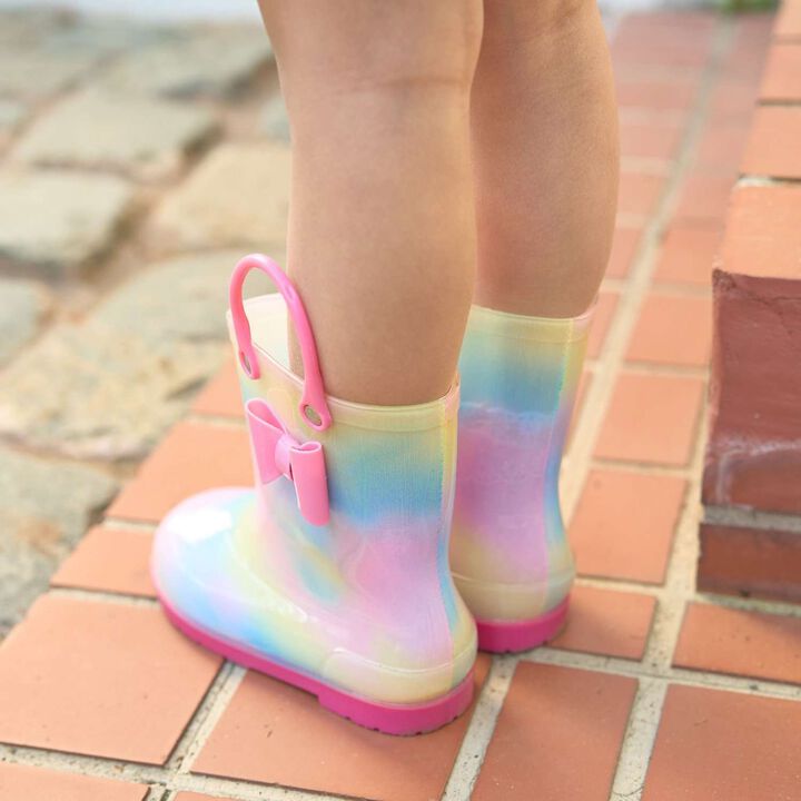Rainbow Rain Shoes,Rainbow, medium image number 9