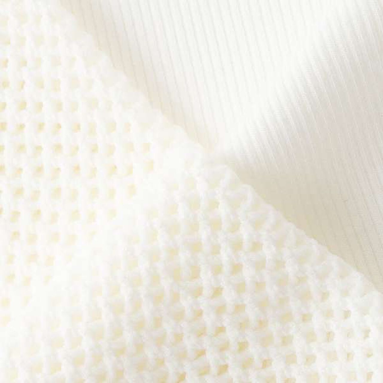 [AMI] Line Collar Mesh Cardigan × Long Sleeve T-Shirt Set,Off white, large image number 11