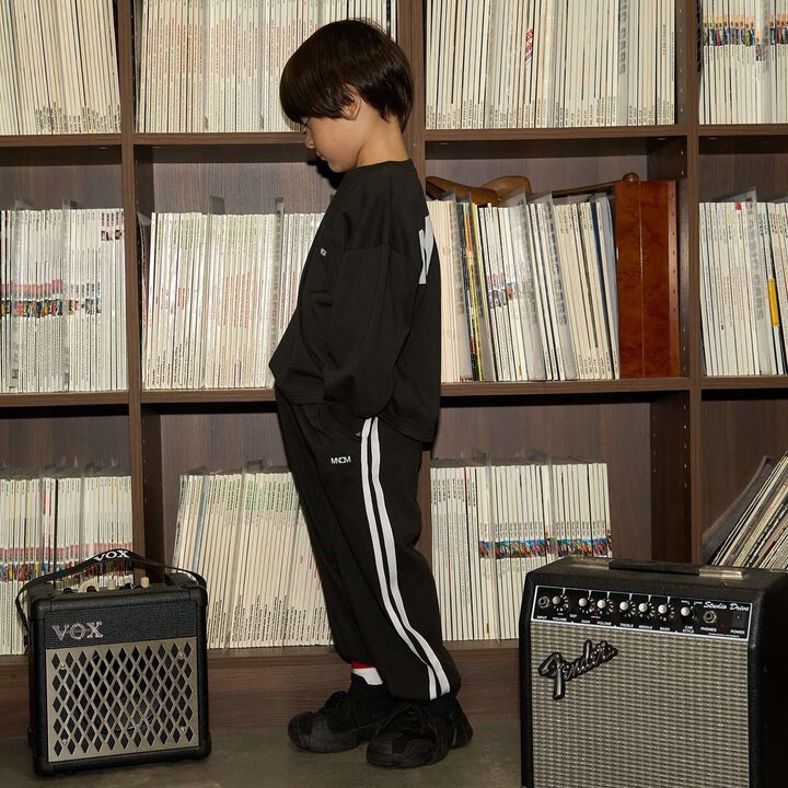 [MNCM] [Coordinatable Setup] [Kaiteki Tenjiku] Oversized Silhouette Side Line Pants,Dark brown, medium image number 27