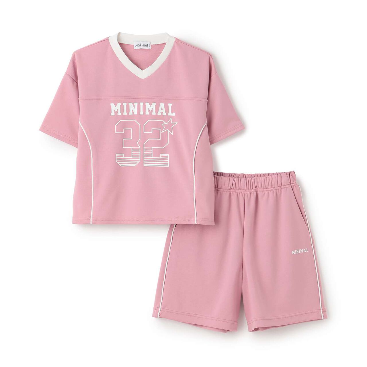 Sleek Plus Quick-Dry Mesh Sports Outfit Set,Off white, large image number 10