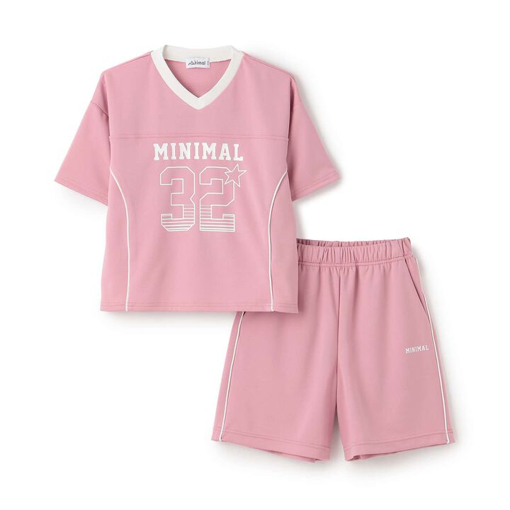 Sleek Plus Quick-Dry Mesh Sports Outfit Set,Off white, medium image number 10