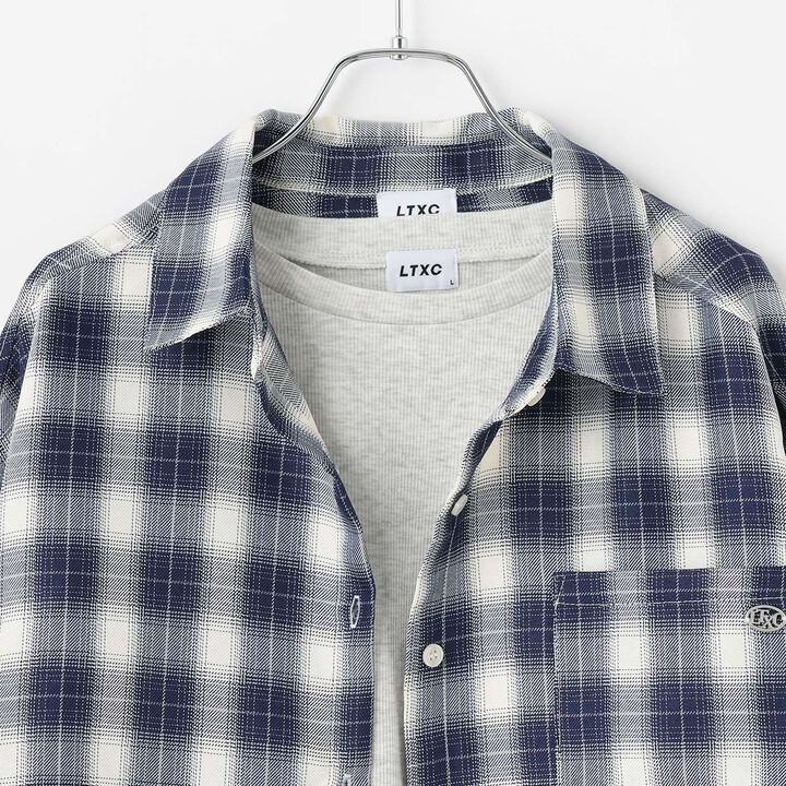 Checkered Shirt with Inner Lining,Black, medium image number 11