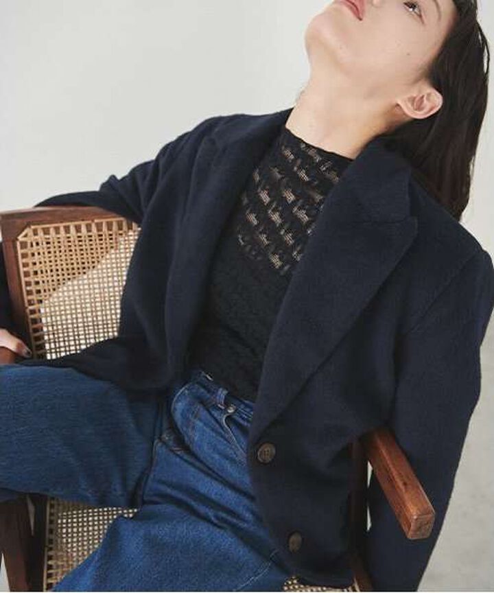 Shaggy Jacket,Navy, medium image number 6