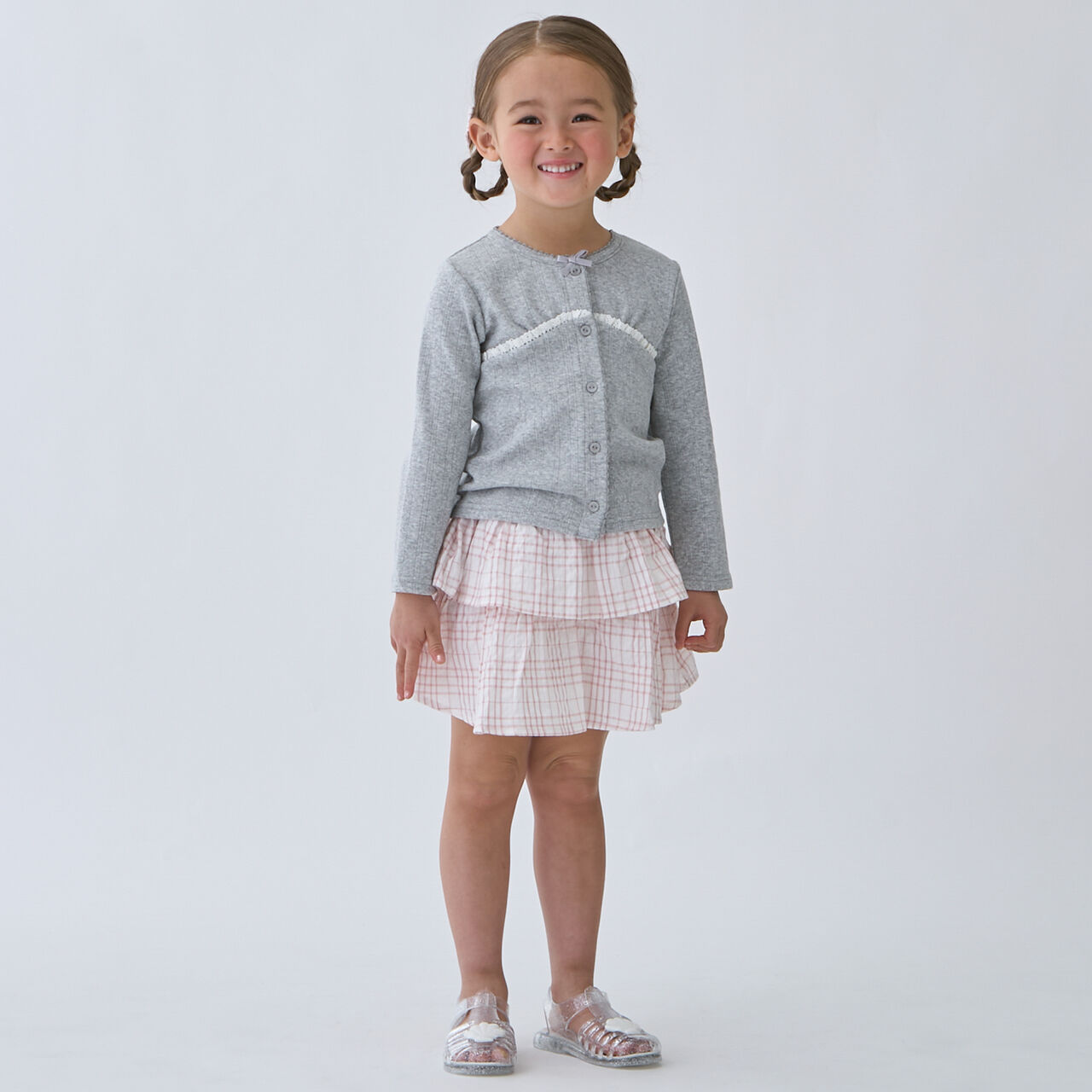 Link UV Needle-Punched Cut Cardigan,Multi color, large image number 10