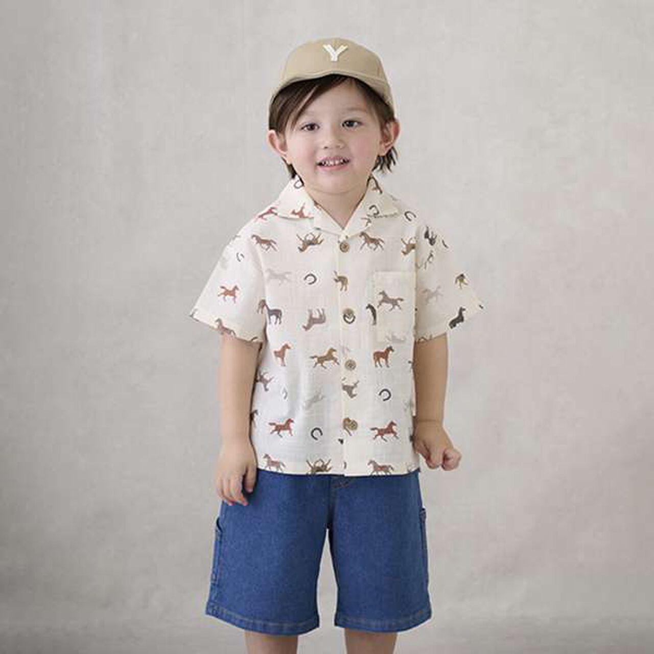 Painter Half Pants,Blue, large image number 4