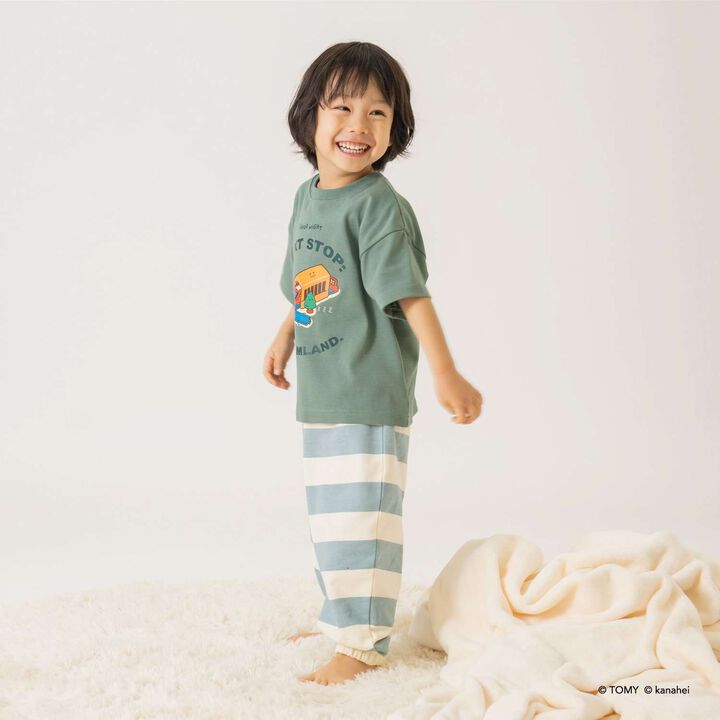 Gather! Plarails Pajamas for Sleep,Light blue, medium image number 3
