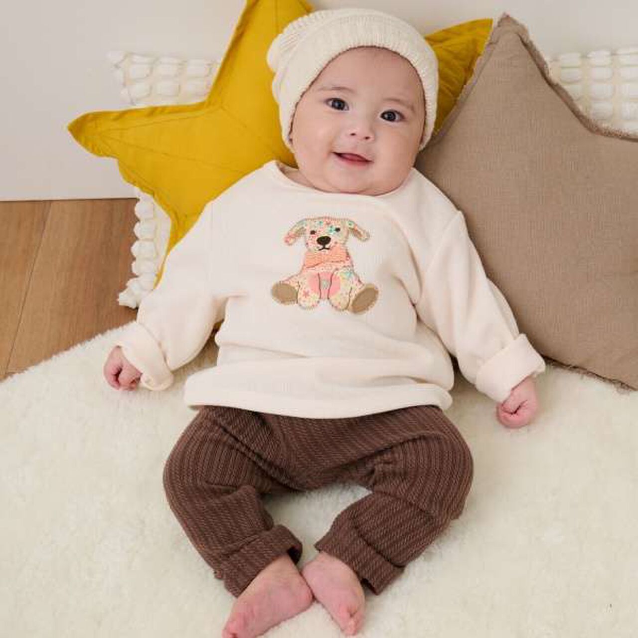 Organic Bonbon Hat [Made in Japan],Pearl white, large image number 14