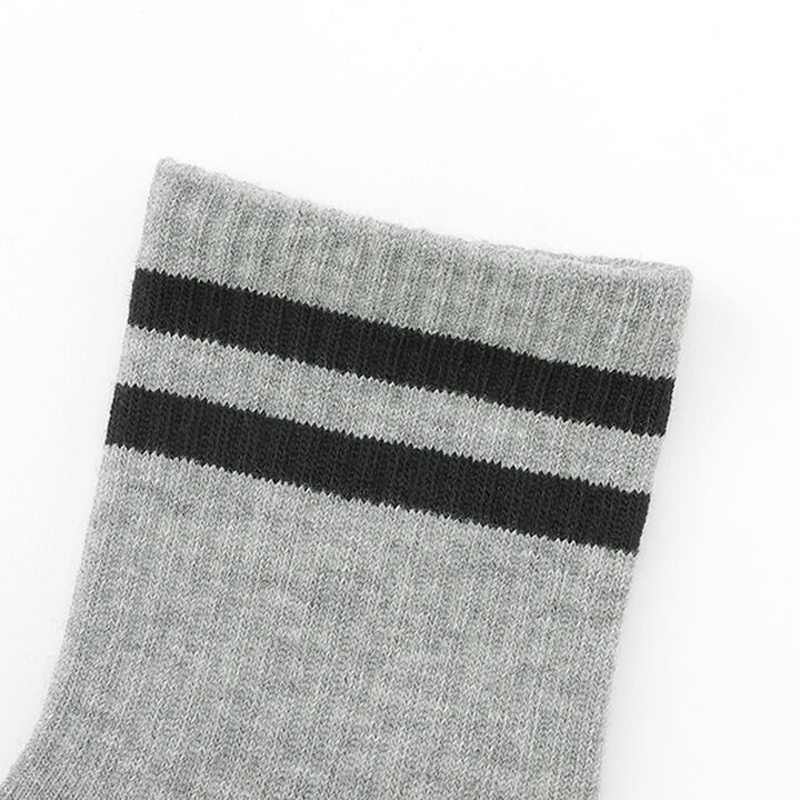 [Basic] 3-Pair Set Crew Socks,Light green, medium image number 1