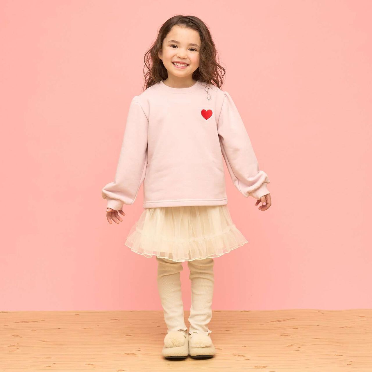 Frilly Tulle Skirt Shorts,Blue gray, large image number 14