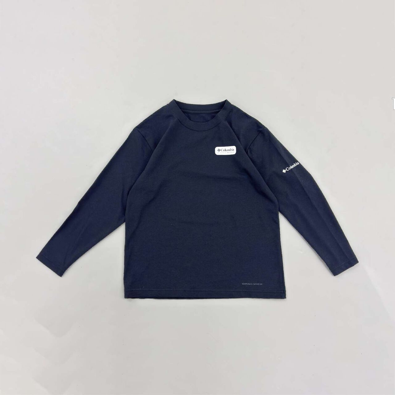 [Columbia] Kids One-Point Logo Long Sleeve T-Shirt,Black, large image number 12