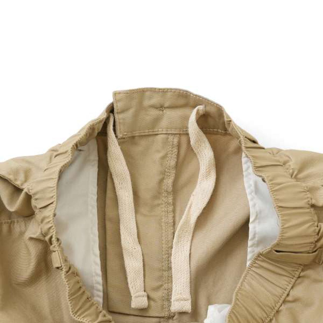 Cotton-Poly Stretch Twill Tuck Pants,Khaki, large image number 4