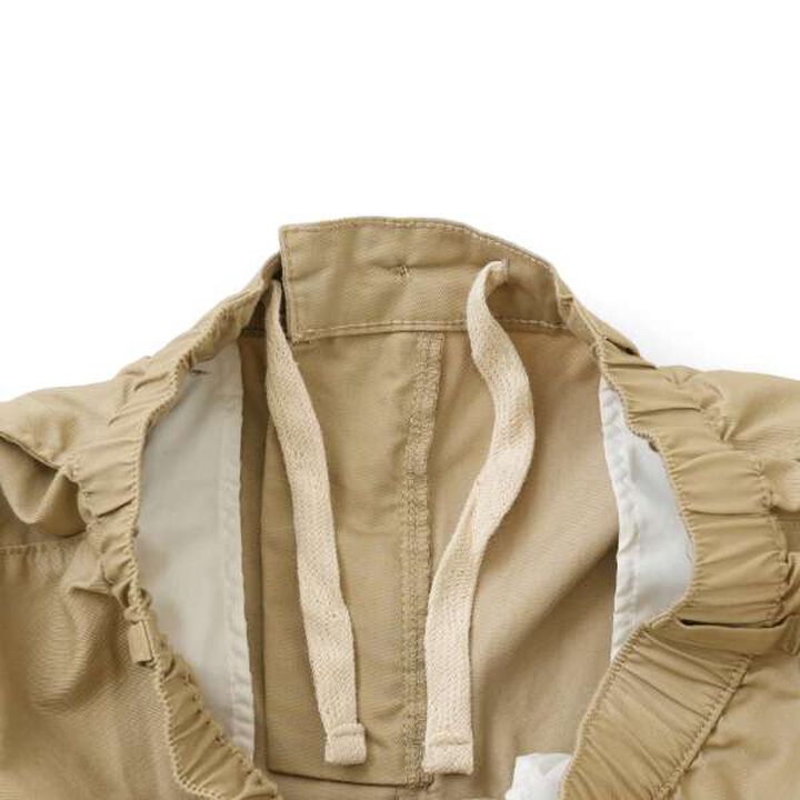 Cotton-Poly Stretch Twill Tuck Pants,Khaki, medium image number 4