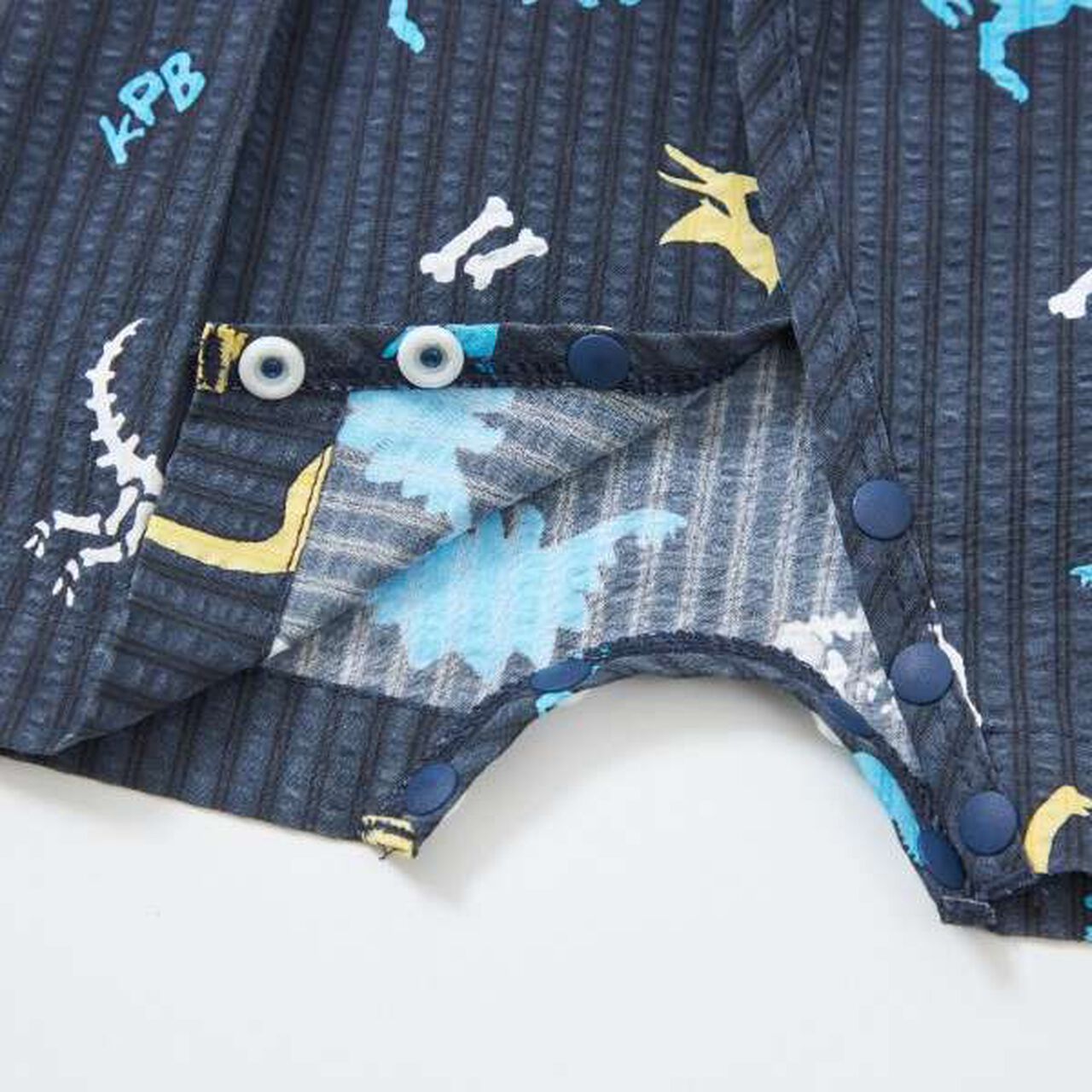 KP Boy Dinosaur Print Jinbei All (Free),Navy, large image number 5