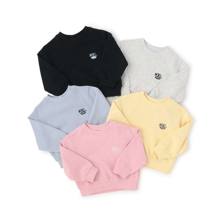 [DailyME] 100% Cotton Basic Sweatshirt,Sax blue, medium image number 13