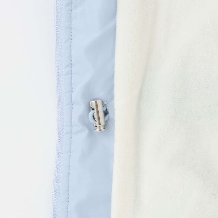 [Popular Item Restocked] Ribbon Quilted Bomber Jacket [Not Available at Physical Stores],Sax blue, medium image number 6