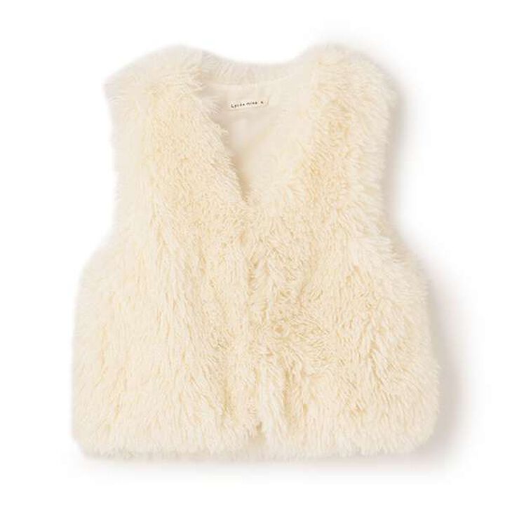 Fluffy and Soft Halloween Fur Vest,Mint, medium image number 1