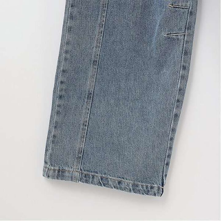 Denim Jumpsuit,Gray, medium image number 7