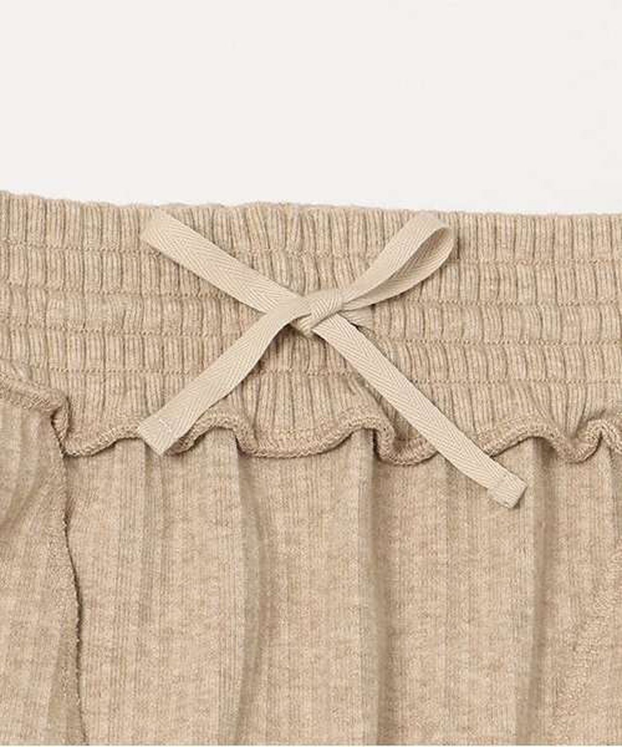 Cut Rib Tight Skirt,Beige, large image number 9