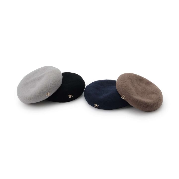 Bask Beret Hat,Navy, medium image number 3