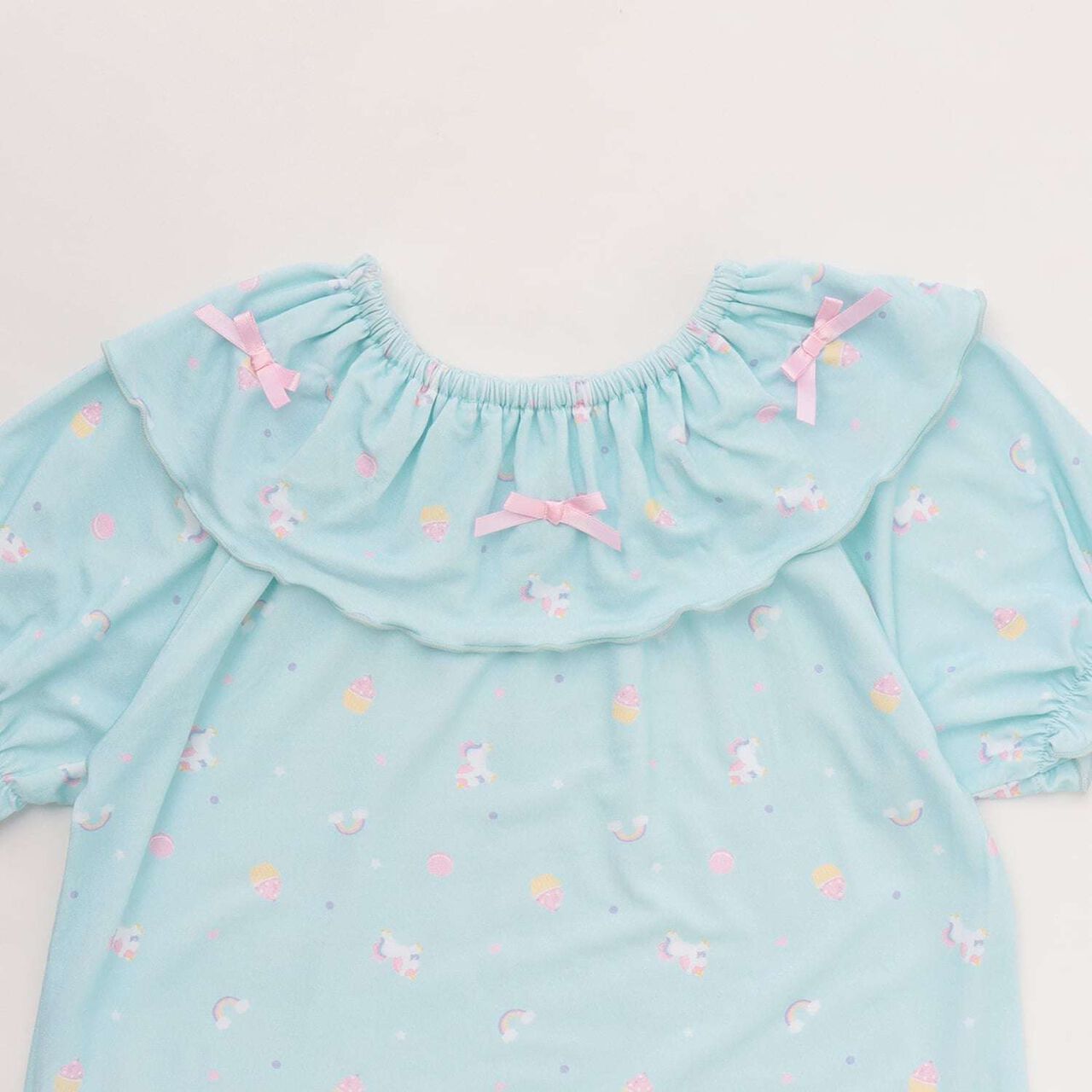 [正反皆可穿] [接觸涼感] 清涼舒適睡衣 [兒童服裝] [童裝] [女孩],暗紅色, large image number 11