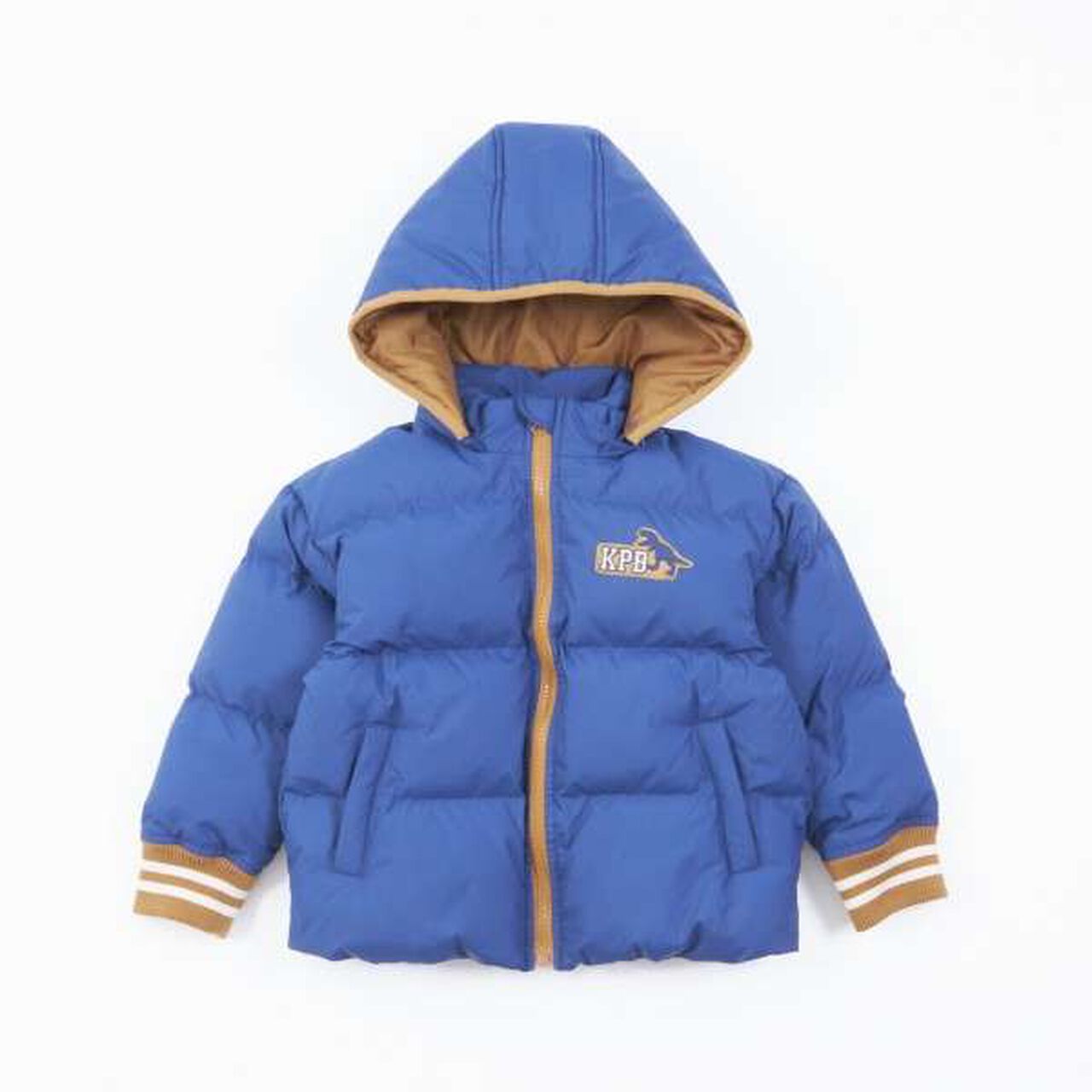 KP Boy Solo Padded Dinosaur Patch Jacket (90-130),Red, large image number 2